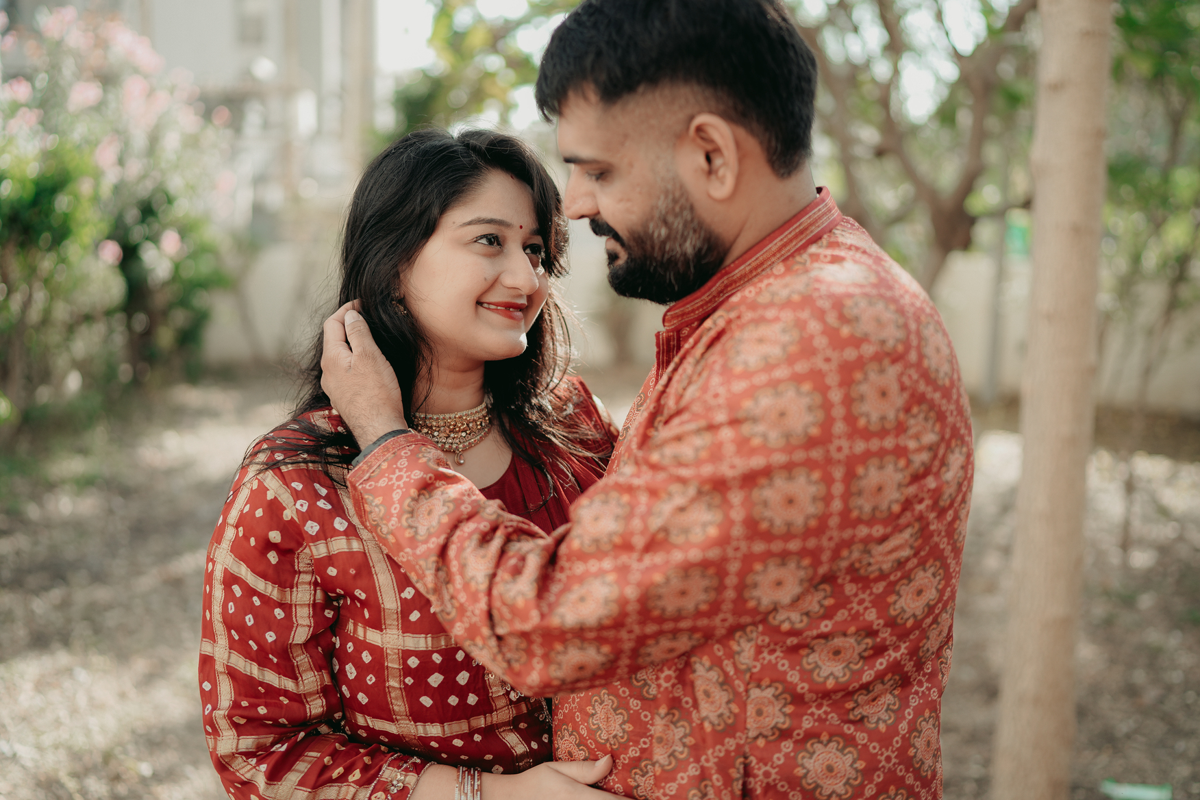 Timeless wedding moment