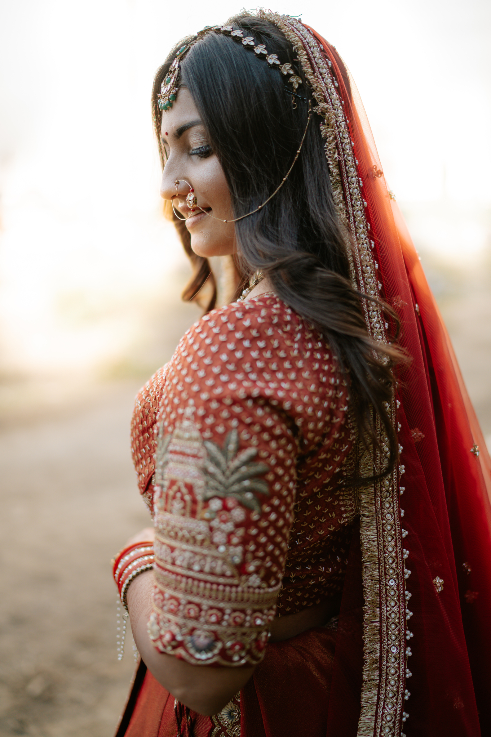 Timeless wedding moment